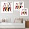 Designart - Beautiful Dancers African American Silhouettes - Modern Canvas Wall Art Print